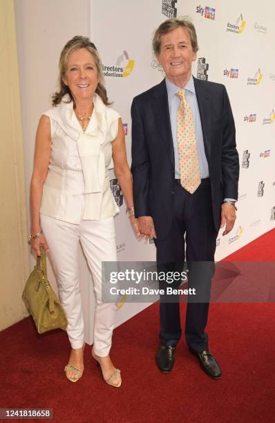 Gabriel Bragg and Lord Melvyn Bragg attend the South Bank Sky Arts Awards 2022 at The Savoy Hotel on July 10, 2022 in London, England.