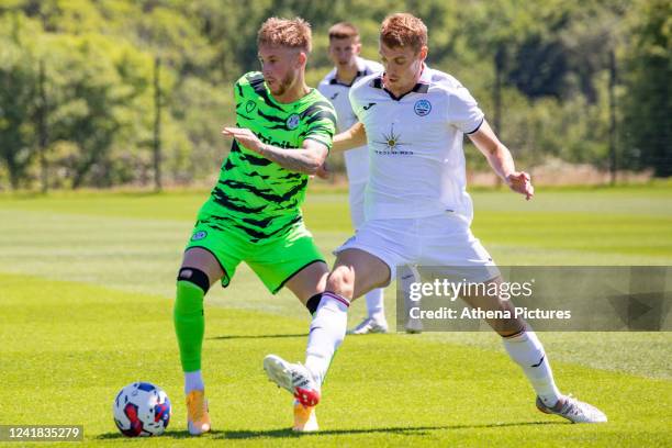 Jay Fulton of Swansea City during the Pre-Season Friendly match between Swansea City and Forest Green Rovers at Fairwood Training Ground on July 09,...