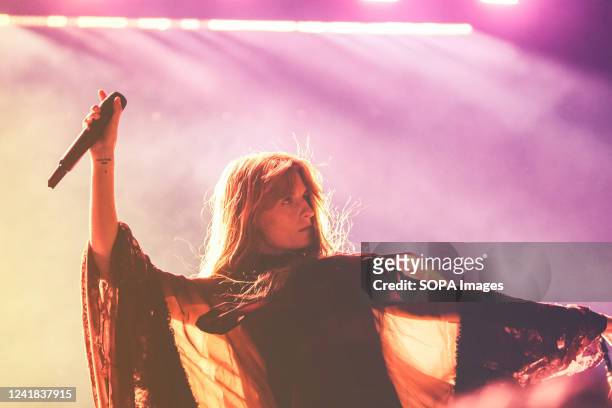 Florence Leontine Mary Welch of the band Florence And The Machine performs on stage at MadCool Festival in Madrid.