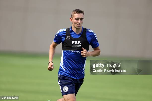 Timothy Castagne of Leicester City during the Leicester City training session at Leicester City Training Ground, Seagrave on July 11th, 2022 in...