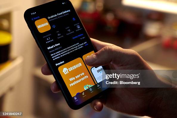 Grubhub Illustrations As Food Delivery Service Strikes Amazon Deal Grubhub Illustrations As Food Delivery Service Strikes Amazon Deal