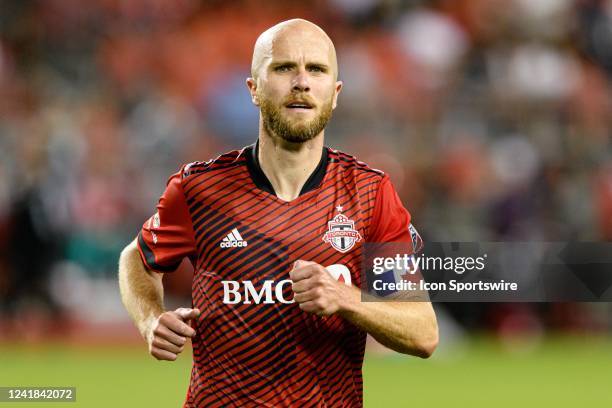 Toronto FC midfielder Michael Bradley reacts during MLS Soccer regular season game between the San Jose Earthquakes and the Toronto FC on July 9 at...