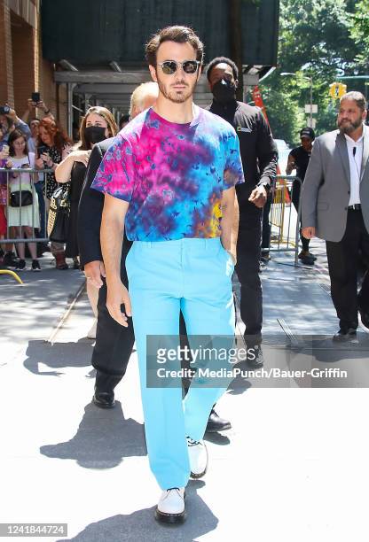 Kevin Jonas is seen leaving 'The View' show on July 11, 2022 in New York City.