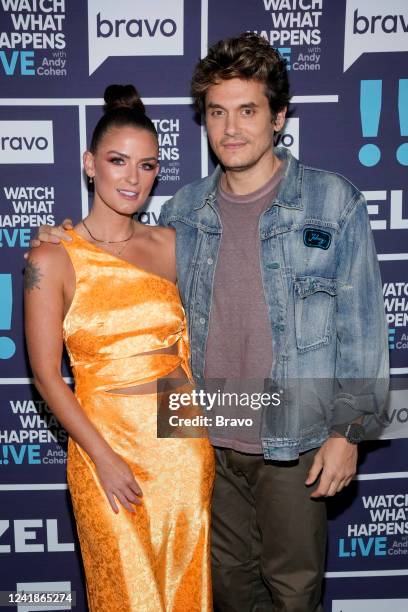 Episode 19113 -- Pictured: Aesha Scott, John Mayer --