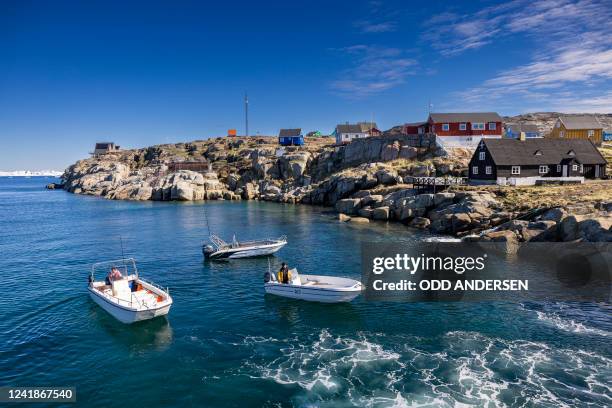 Picture taken on June 28, 2022 shows Poul Egedes House , housing the KOKS restaurant of double-Michelin-starred Faroese chef Poul Andrias Ziska in...