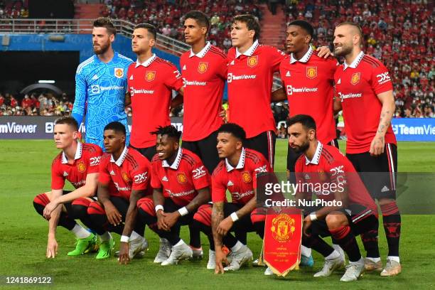 manchester united line up 2022