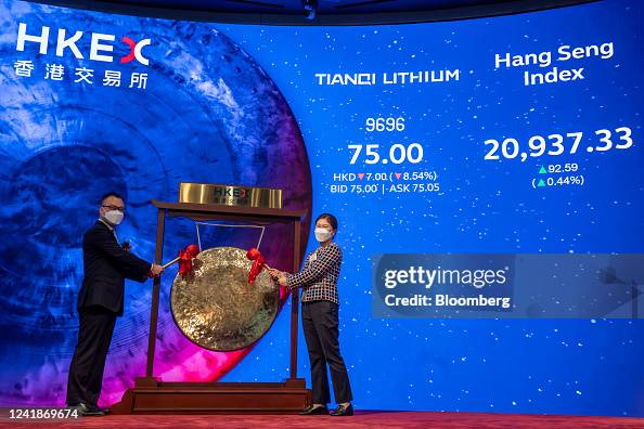 Tianqi Lithium Listing Ceremony at Hong Kong Stock Exchange Tianqi Lithium Listing Ceremony at Hong Kong Stock Exchange