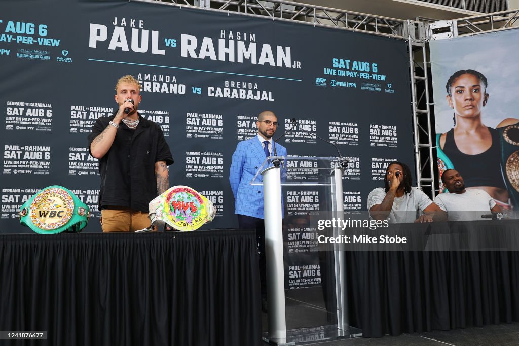 Jake Paul v Hasim Rahman Jr - Press Conference