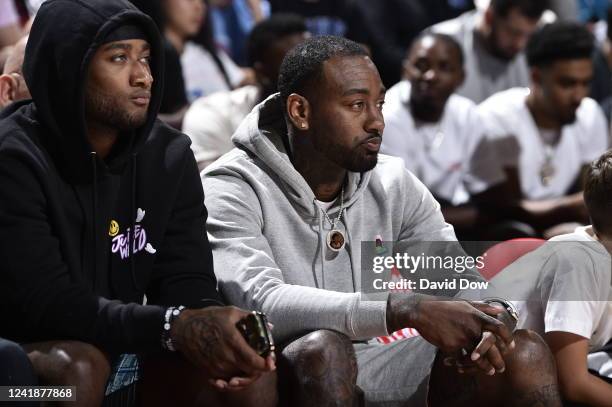 John Wall of the LA Clippers attends a game between the Houston Rockets and the Orlando Magic during the 2022 Las Vegas Summer League on July 7, 2022...