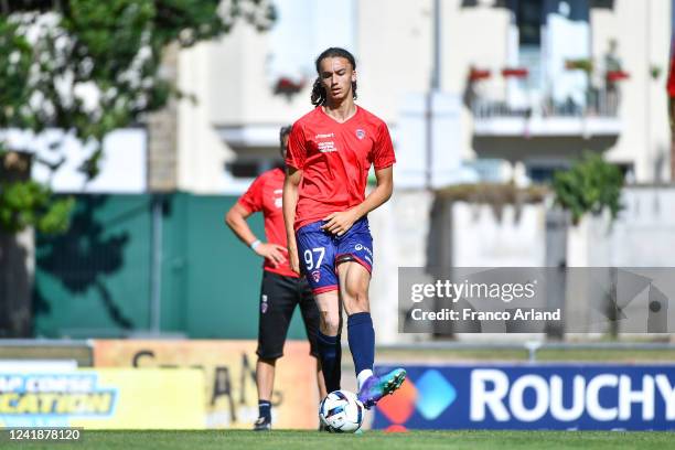 Yanis MASSOLIN of Clermont during the friendly match between Clermont and UNFP on July 13, 2022 in Vichy, France.