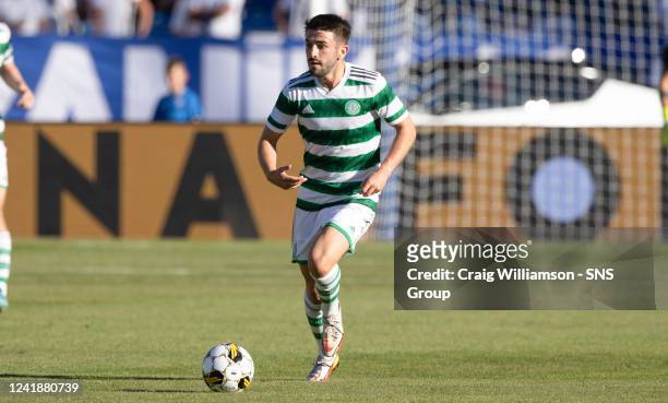 Celtic's Greg Taylor during a pre-season friendly match between Banik Ostrava and Celtic at the Mestsky Stadion, on July 13 in Ostrava, Czech...
