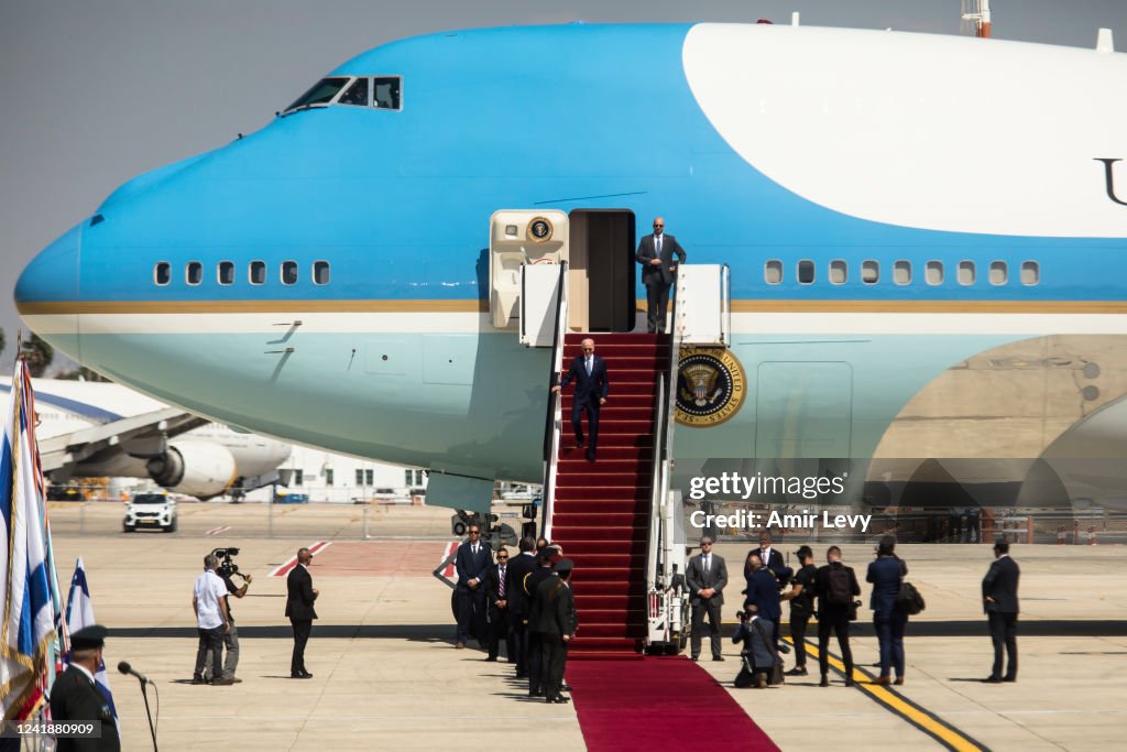 US President Biden Arrives In Israel