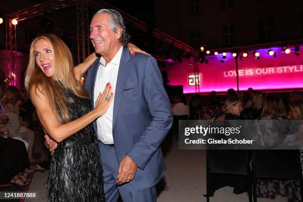 Fashion designer Daniela Brunner and Urs Brunner during the Giulia & Romeo vegan fashion show "Love is our Style" by Daniela Brunner at Praterinsel...