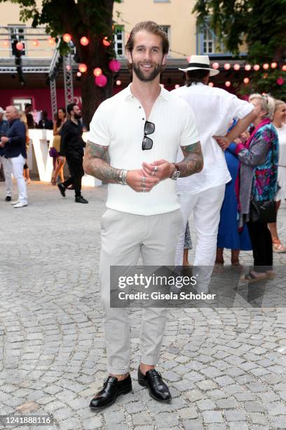 Andre Hamann during the Giulia & Romeo vegan fashion show "Love is our Style" by Daniela Brunner at Praterinsel on July 13, 2022 in Munich, Germany.