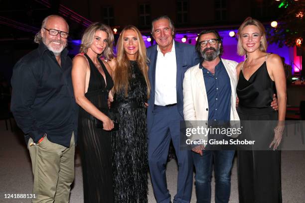 Peter Olsson and Claudelle Deckert, Daniela Brunner and Urs Brunner, Artist Mauro Bergonzoli and Franziska Gräfin Fugger von Babenhausen during the...