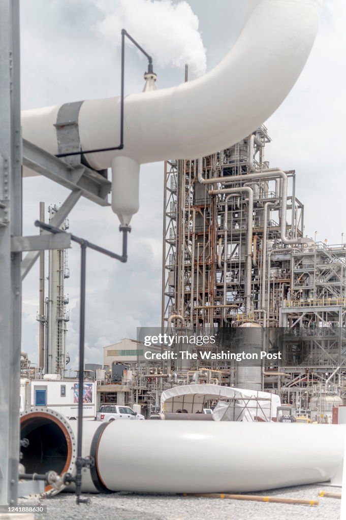 The CF Industries fertilizer complex in Donaldsonville, La. On