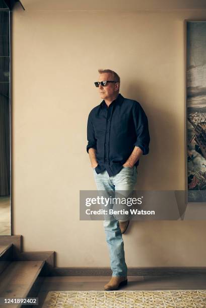 Actor Kevin Costner is photographed for People magazine on June 20, 2022 in London, England.