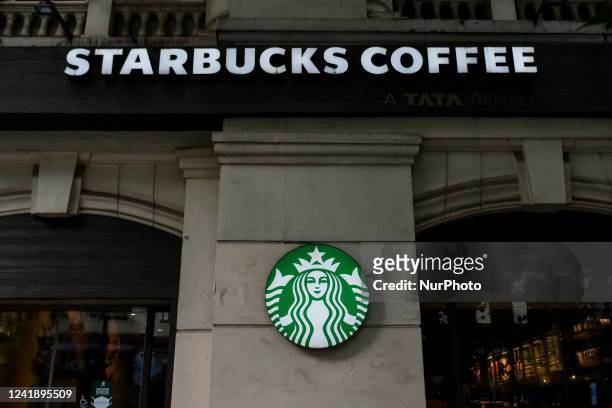 Starbucks outlet as seen in Kolkata , India , on 14 July 2022 . Popular American coffee house chain Starbucks has introduced masala chai and filter...