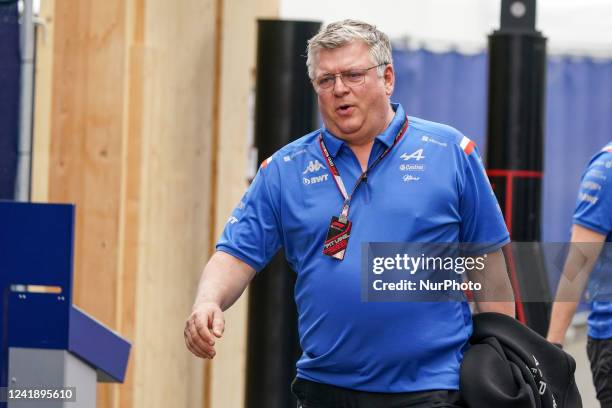 Otmar Szafnauer Team Principal of the BWT Alpine F1 Team during the F1 Rolex Grand Prix of Austria 2022 on July 9th, 2022 in Zeltweg, Austria.