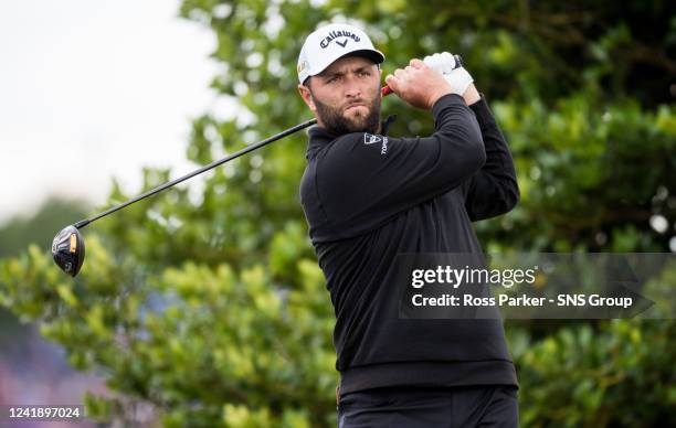 Jon Rahm of Spain during Day One of The 150th Open at St Andrews Old Course on July 14, 2022 in St Andrews, Scotland. 14/07/22 - The Open Day 1