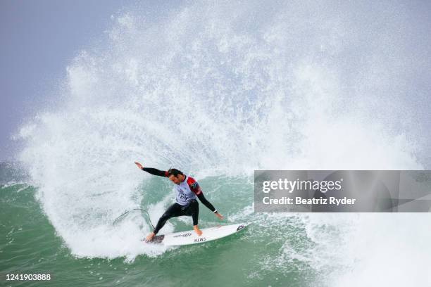 Jordy Smith of South Africa surfs in Heat 7 of the Round of 16 at the Corona Open J-Bay on July 14, 2022 at Jeffreys Bay, Eastern Cape, South Africa.