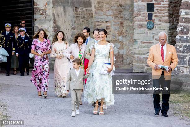 King Carl Gustaf of Sweden, Queen Silvia of Sweden, Crown Princess Victoria of Sweden, Prince Daniel of Sweden, Princess Estelle of Sweden, Prince...