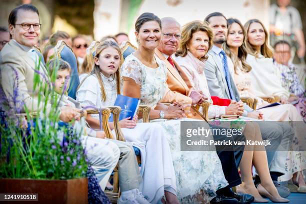 King Carl Gustaf of Sweden, Queen Silvia of Sweden, Crown Princess Victoria of Sweden, Prince Daniel of Sweden, Princess Estelle of Sweden, Prince...