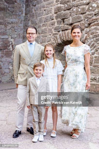 Crown Princess Victoria of Sweden, Prince Daniel of Sweden, Princess Estelle of Sweden and Prince Oscar of Sweden at the Victoria Day concert at...