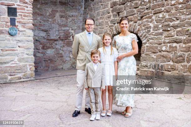 Crown Princess Victoria of Sweden, Prince Daniel of Sweden, Princess Estelle of Sweden and Prince Oscar of Sweden at the Victoria Day concert at...