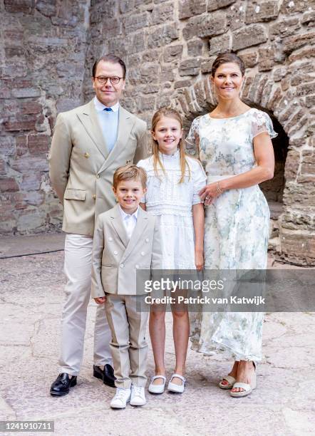 Crown Princess Victoria of Sweden, Prince Daniel of Sweden, Princess Estelle of Sweden and Prince Oscar of Sweden at the Victoria Day concert at...