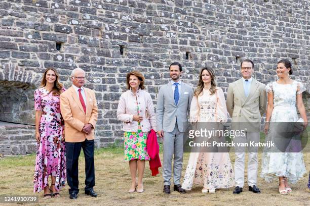 Princess Madeleine of Sweden, King Carl Gustaf of Sweden, Queen Silvia of Sweden, Prince Carl Philip of Sweden, Princess Sofia of Sweden, Prince...