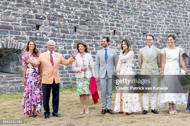 Princess Madeleine of Sweden, King Carl Gustaf of Sweden, Queen Silvia of Sweden, Prince Carl Philip of Sweden, Princess Sofia of Sweden, Prince...