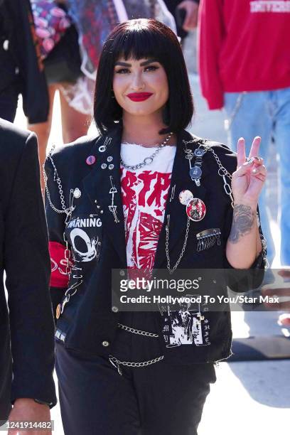 Demi Lovato is seen on July 14, 2022 in Los Angeles, California.