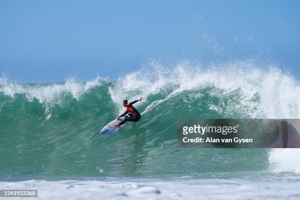 Two-time WSL Champion Tyler Wright of Australia surfs in the Final of the Corona Open J-Bay on July 15, 2022 at Jeffreys Bay, Eastern Cape, South...