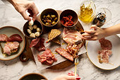 Traditional Spanish tapas for sharing with friends.