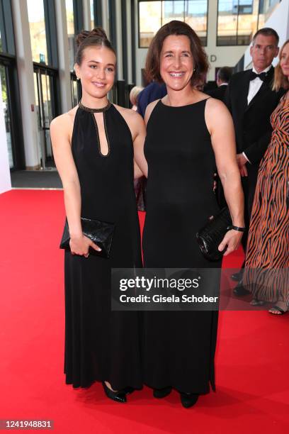 Biathlete olympic medalist and winner Uschi Disl and her daughter Hanna Disl during the Ball des Sports 2022 gala, benefit for Deutsche Sporthilfe,...