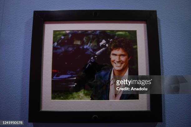 The Knight Rider Tv show from the 80's figures displayed during the "Generation X" exhibition in Bogota, Colombia on July 16, 2022. They say that...