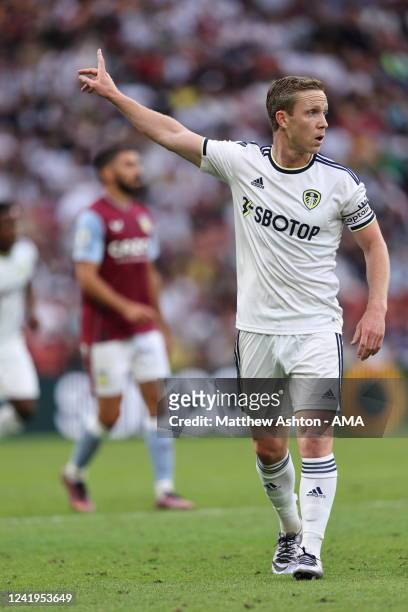 Adam Forshaw of Leeds United during the 2022 Queensland Champions Cup match between Aston Villa and Leeds United at Suncorp Stadium on July 17, 2022...
