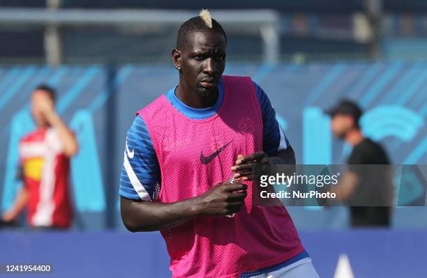 Mamadou Sakho during the friendly match between RCD Espanyol and Montpellier Herault Sport Club, played at the Dani Jarque Sports City, in Barcelona,...