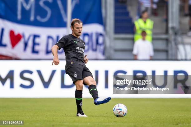 Tony Jantschke of Borussia Moenchengladbach in action during the Schauinsland Reisen Cup between MSV Duisburg and Borussia Moenchengladbach at...