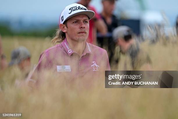 Australia's Cameron Smith walks from the 15th tee during his final round on day 4 of The 150th British Open Golf Championship on The Old Course at St...