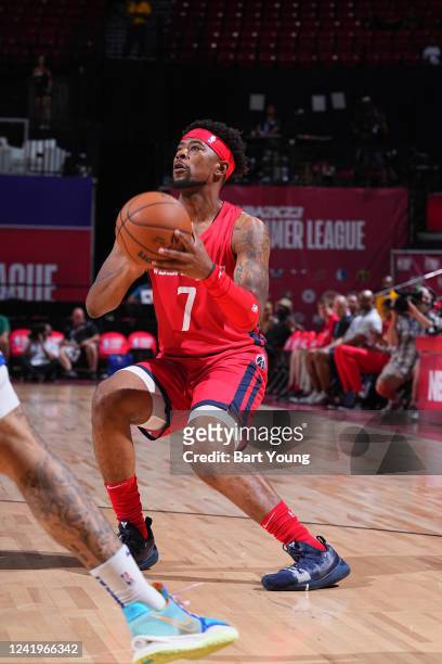 Jordan Goodwin of Washington Wizards handles the ball during the game  News Photo - Getty Images