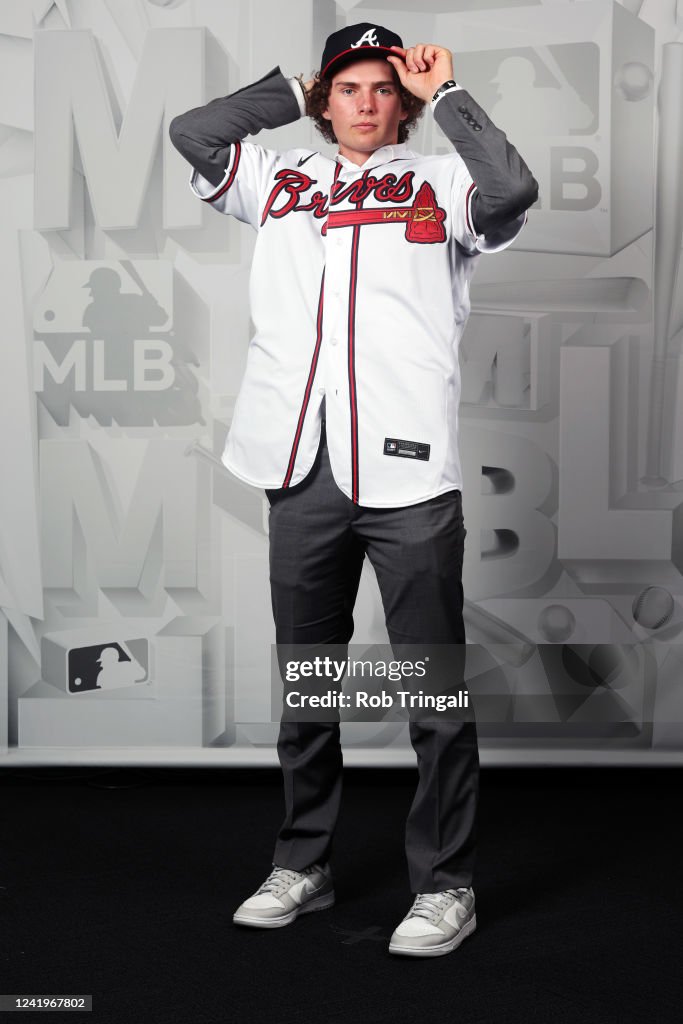 Jr Ritchie Mlb JR Ritchie poses for a photo after being selected 35th overall by the ...