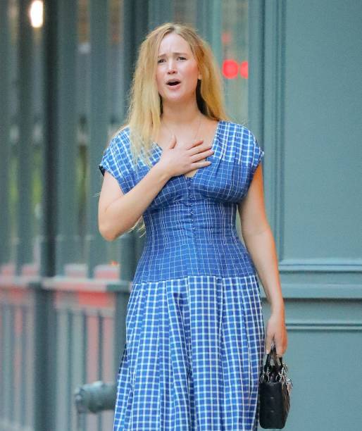 Jennifer Lawrence was spotted taking a walk around the west village in New York City. 15 Jul 2022