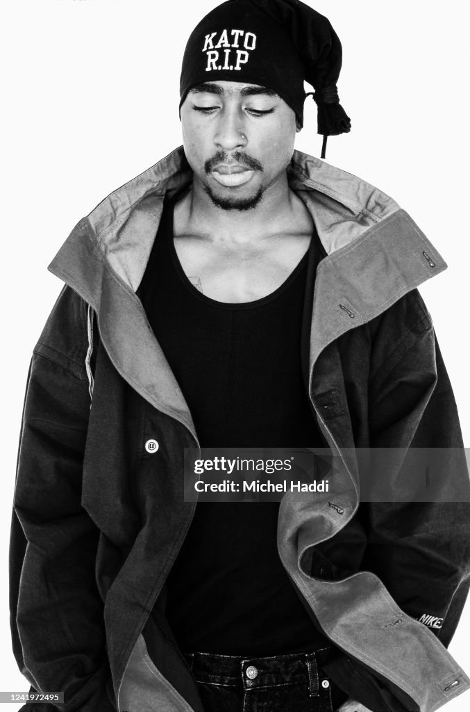 Rapper And Actor Tupac Shakur Is Photographed On April 23 1993 In rapper-and-actor-tupac-shakur-is-photographed-on-april-23-1993-in