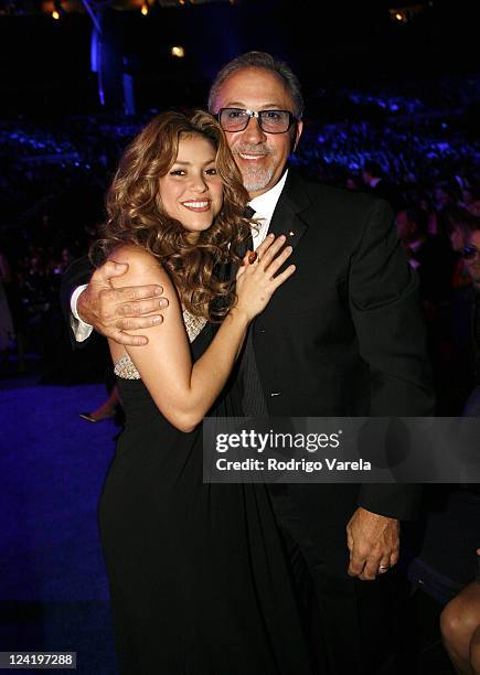 Shakira and Emilio Estefan **Exclusive Coverage**