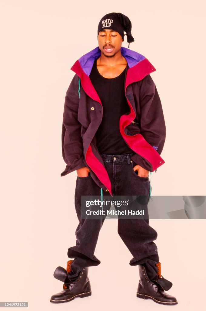Rapper And Actor Tupac Shakur Is Photographed On April 23 1993 In rapper-and-actor-tupac-shakur-is-photographed-on-april-23-1993-in