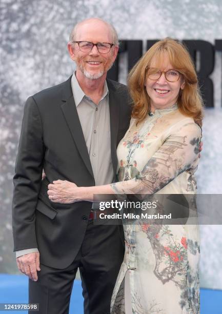 Ron Howard and Cheryl Howard attend "Thirteen Lives" Special Screening at Vue West End on July 18, 2022 in London, England.