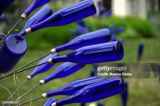 Cambridge, MA Forgotten Souls of Tory Row: Remembering the Enslaved People of Brattle Street, An installation of bottle trees on view at the History...