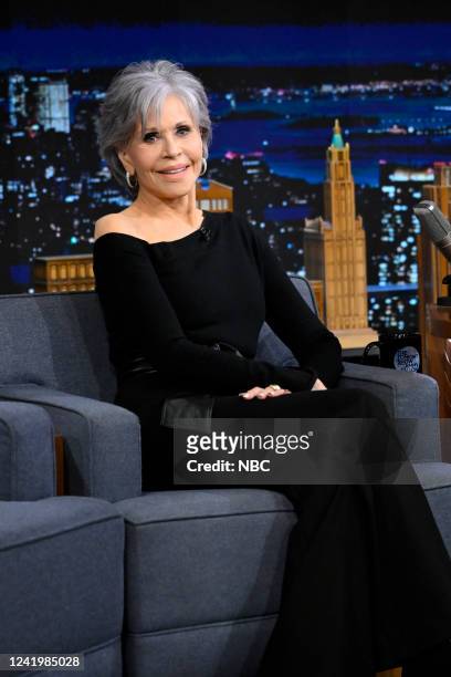 Episode 1683 -- Pictured: Actress Jane Fonda during an interview on Monday, July 18, 2022 --
